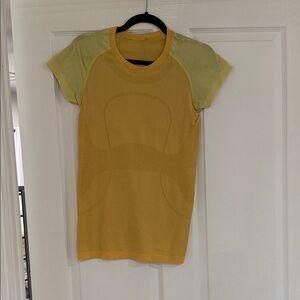 Lululemon Athletica Yellow Kids Tee